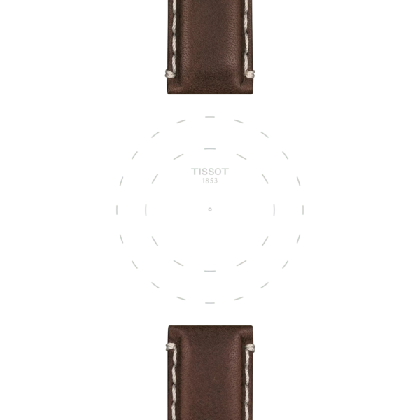 Tissot Official Brown Leather Strap Lugs 22 mm
                                
                                
                                    T852.044.980 - Image 3
