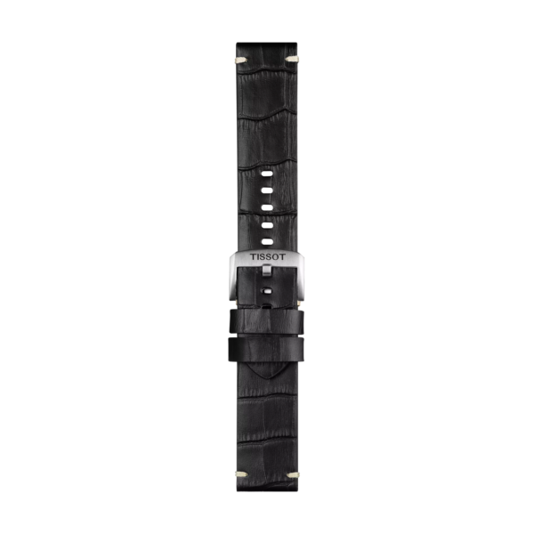 Tissot official black leather strap lugs 22 mm
                                
                                
                                    T852.046.775